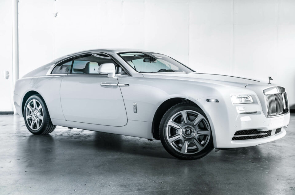 White Rolls Royce Wraith